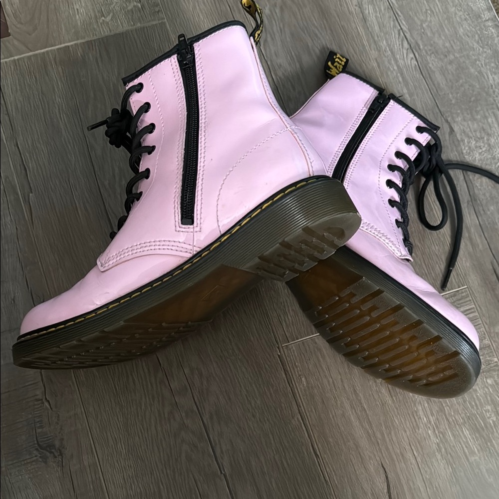 Dr. Martens Pink Lace-Up Boots - Picture 5 of 5